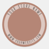 ベーカリー包装シール ラウンドシール (正面)