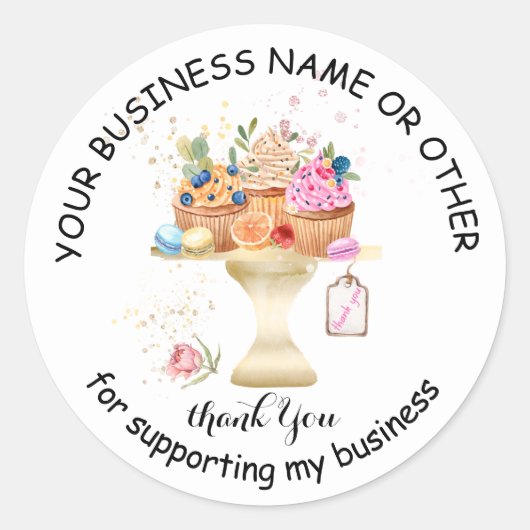 ベーカリー包装シール ラウンドシール (正面)