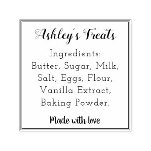 ベーカリー原料自家製焼いた品 セルフインキングスタンプ