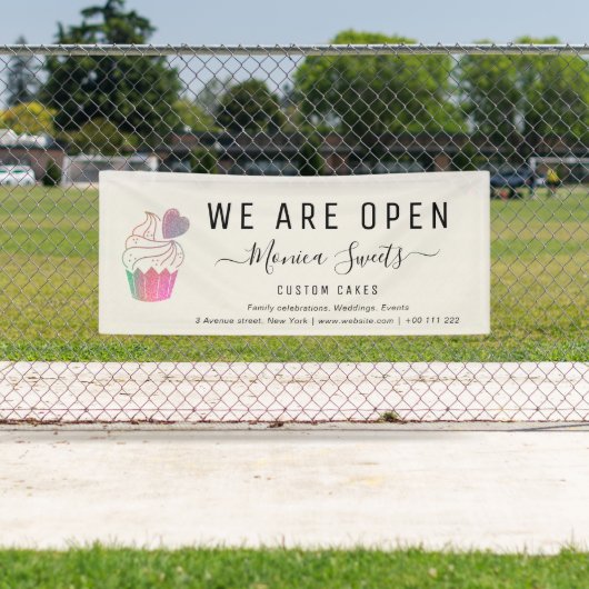 ベーカリー及びカエリーのビジネスショップバナー 横断幕 (インサイチュ)