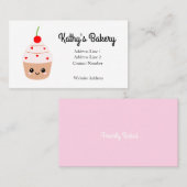 ベーカリー名刺菓子屋の名刺 名刺 (正面/裏面)