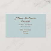 ベーカリー名刺-チョコレートカップケーキ 名刺 (裏面)