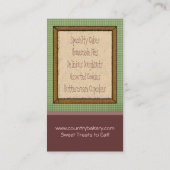 ベーカリー名刺 名刺 (裏面)