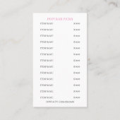 ベーカリー名刺 名刺 (裏面)