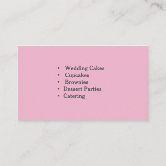 ベーカリー名刺 名刺 (裏面)