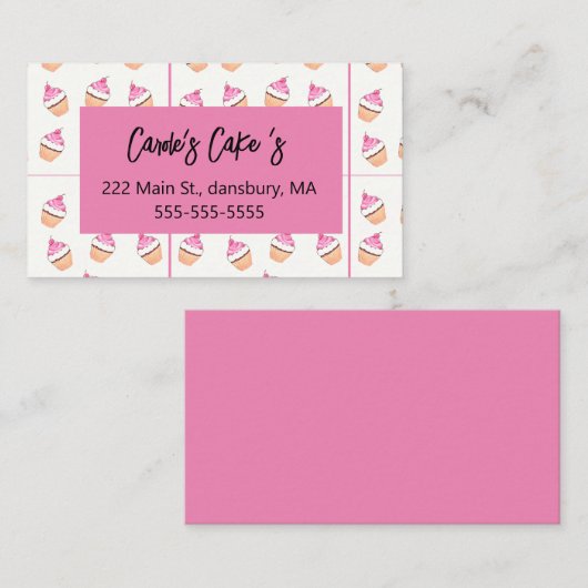 ベーカリー名刺 名刺 (正面/裏面)