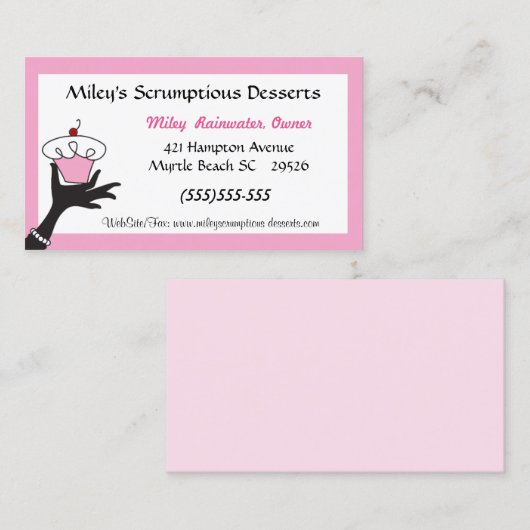 ベーカリー名刺 名刺 (正面/裏面)