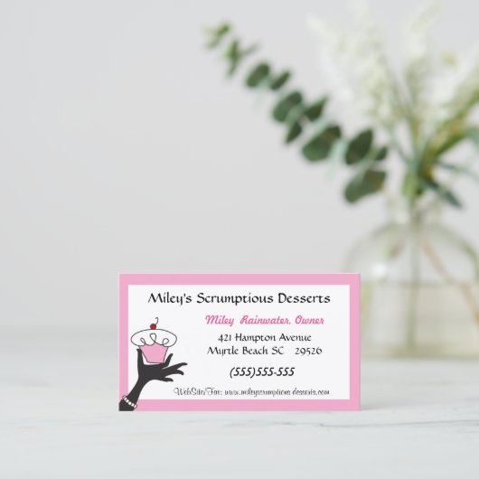 ベーカリー名刺 名刺 (スタンド正面)