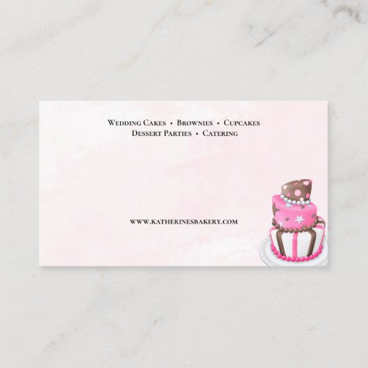 ベーカリー名刺 名刺 (裏面)