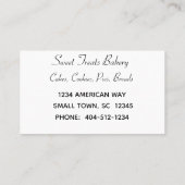 ベーカリー名刺 名刺 (裏面)
