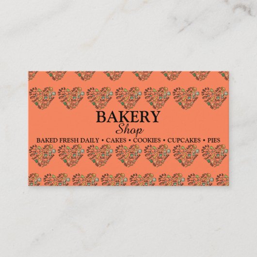 ベーカリー名刺 名刺 (正面)