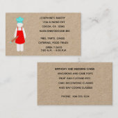 ベーカリー名刺 名刺 (正面/裏面)