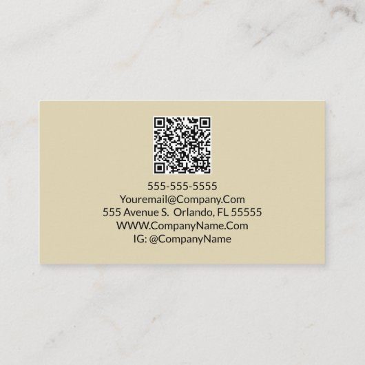 ベーカリー名刺 名刺 (裏面)