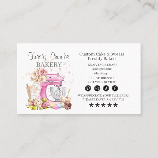 ベーカリー名刺 名刺 (正面)