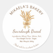 ベーカリー名源生地パン小麦ベーカリー ラウンドシール (正面)