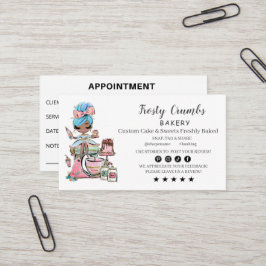 ベーカリー営業アポイントメント名刺 名刺