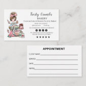ベーカリー営業アポイントメント名刺 名刺 (正面/裏面)