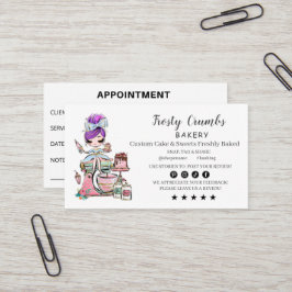 ベーカリー営業アポイントメント名刺 名刺