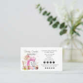 ベーカリー営業ロイヤリティカード名刺 名刺 (スタンド正面)