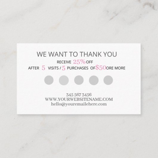 ベーカリー営業ロイヤリティ名刺 名刺 (裏面)