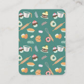 ベーカリー女性用食器&スイーツ エンクロージャーカード (裏面)