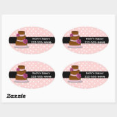 ベーカリー広告シール 楕円形シール (シート)