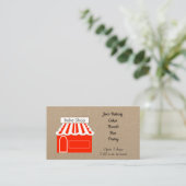 ベーカリー店 名刺 (スタンド正面)