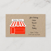 ベーカリー店 名刺 (正面)
