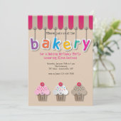 ベーカリー招待状 招待状 (スタンド正面)