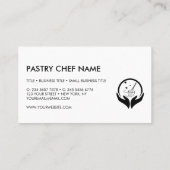 ベーカリー料理パストリーピッツェリアロゴ 名刺 (裏面)