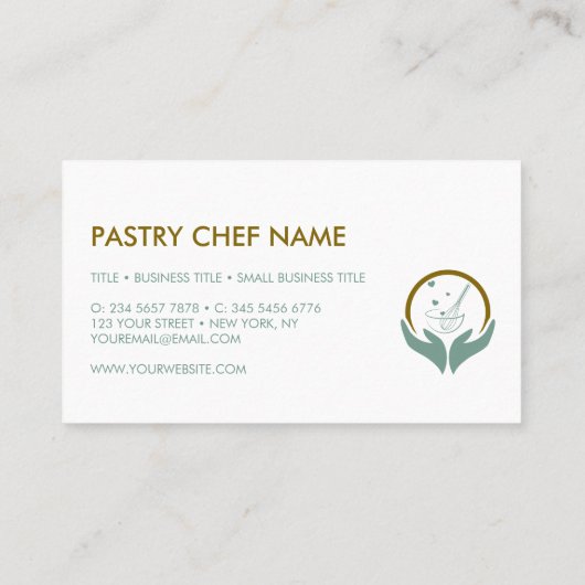 ベーカリー料理ペストリーピッツェリア 名刺 (裏面)