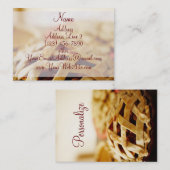 ベーカリー焼いたなパイ名刺 名刺 (正面/裏面)