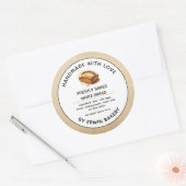 ベーカリー焼いたグッズのラベル ラウンドシール (封筒)