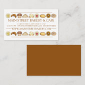 ベーカリー焼いたグッズCroissant Doutマフィンペストリー 名刺 (正面/裏面)