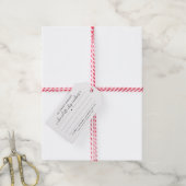 ベーカリー焼いたグ書イン注文ラベル ギフトタグ (より糸付き)