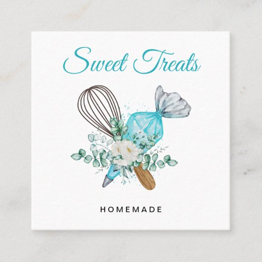 ベーカリー甘 スクエア名刺 (正面)