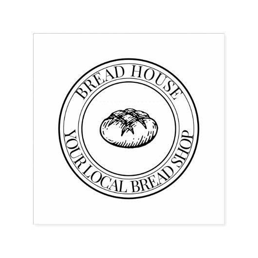 ベーカリー用カスタムブランド自己インキングスタンプ セルフインキングスタンプ (デザイン)