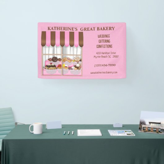 ベーカリー窓事業 横断幕 (トレードショー)