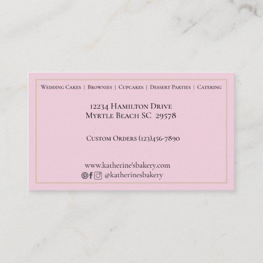 ベーカリー窓 名刺 (裏面)