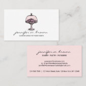 ベーカリー素朴マカロンレトロ 名刺 (正面/裏面)