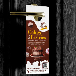 ベーカリー結婚の誕生日&アニバーサリーケーキペストリー ドアノブサイン