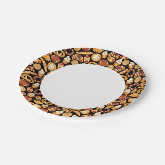 ベーカリー製品 ペーパープレート (アングル)