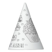 ベーカリー誕生日パーティー – カラーユア独自のパーティー帽子 パーティーハット (右)