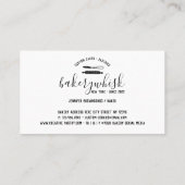 ベーカリー調理師パティシエ転がシェフのピンとウィスクロゴ 名刺 (裏面)