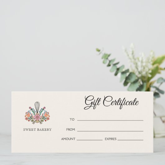 ベーカリー贈与証 (スタンド正面)