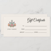 ベーカリー贈与証 (正面/裏面)