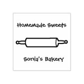 ベーカリー転がのピンアートスタンプ ラバースタンプ (インプリント)