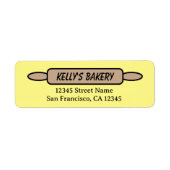 ベーカリー転がのピンカスタム住所 シール (正面)