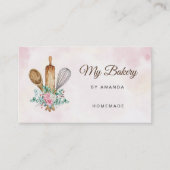 ベーカリー転がのピンロゴ 名刺 (正面)