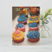 ベーカリー開口招待状 招待状 (スタンド正面)